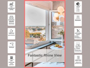 Hidden Treasure Business Apartment Mainz - fantastic Rhine view in center of Mainz old town